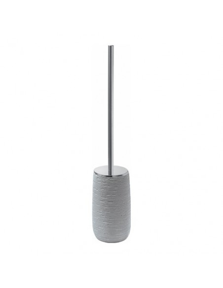 Porta scopino WC Gedy GM33 08 GEMINI Grigio e Cromo