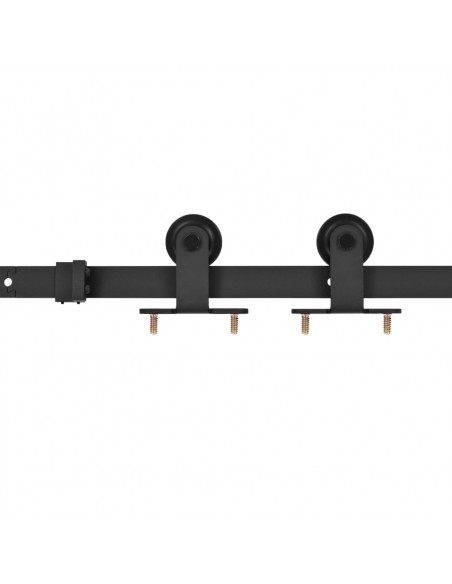 Porta Scorrevole con Kit Montaggio Vetro ESG Alluminio 76x205cm