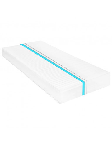 Materasso 120x200 cm 7 Zone Schiuma di Poliuretano 16 cm H2 H3