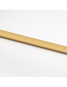 Porta Scorrevole Dorata 76x205 Vetro Smerigliato ESG Alluminio