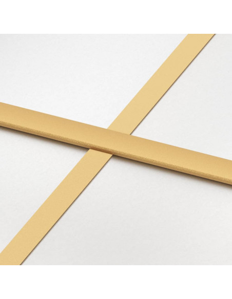 Porta Scorrevole Dorata 76x205 Vetro Smerigliato ESG Alluminio