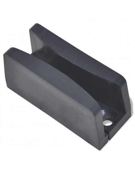 Porta Scorrevole in Vetro e Alluminio 178 cm Argento