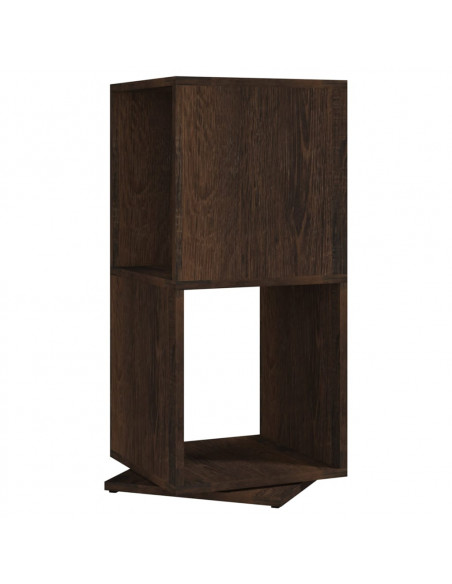 Armadietto Girevole Rovere Fumo 34,5x34,5x75,5 cm Truciolato