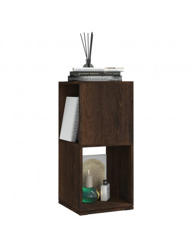 Armadietto Girevole Rovere Fumo 34,5x34,5x75,5 cm Truciolato