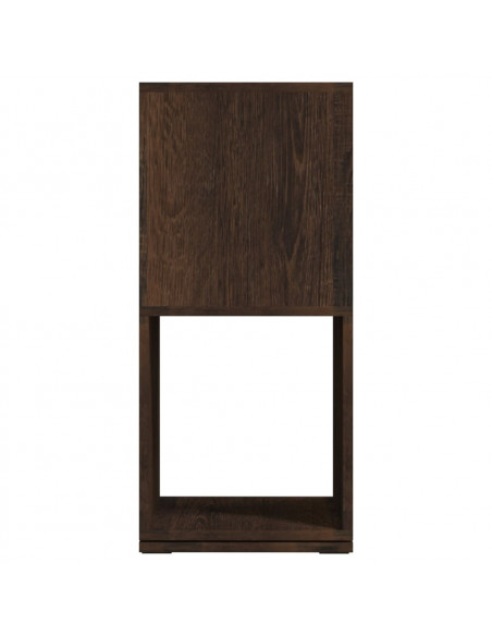 Armadietto Girevole Rovere Fumo 34,5x34,5x75,5 cm Truciolato