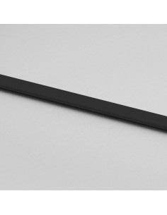 Porta Scorrevole Nera 76x205 cm in Vetro Temperato e Alluminio