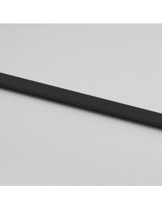 Porta Scorrevole Nera 90x205 cm in Vetro Temperato e Alluminio