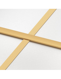 Porta Scorrevole Oro 102,5x205 Vetro Smerigliato ESG Alluminio