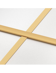 Porta Scorrevole Oro 102,5x205 Vetro Smerigliato ESG Alluminio