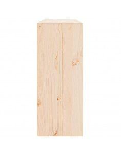 Portabottiglie 62x25x62 cm in Legno Massello di Pino