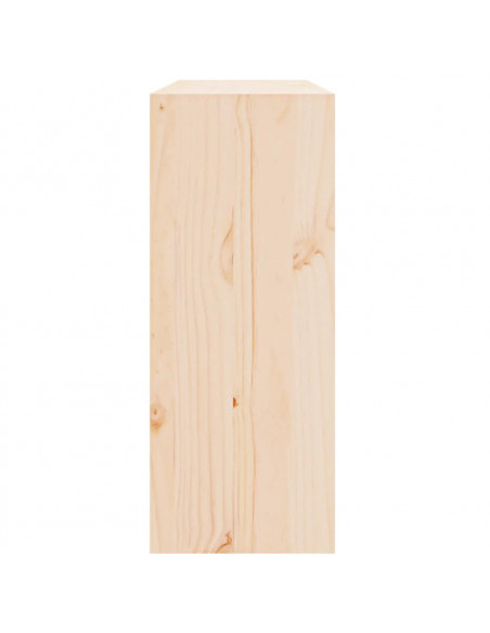 Portabottiglie 62x25x62 cm in Legno Massello di Pino