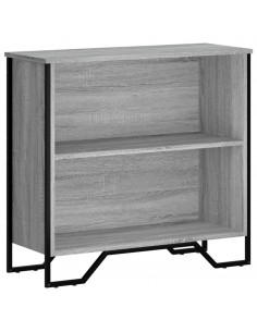 Libreria Grigio Sonoma 80x31x74,5 cm in Legno Multistrato 2