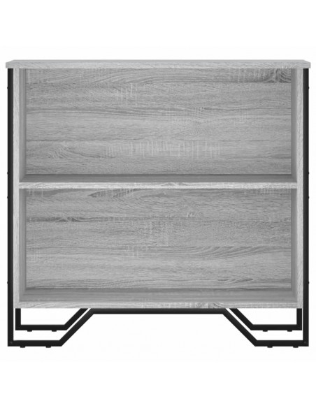 Libreria Grigio Sonoma 80x31x74,5 cm in Legno Multistrato