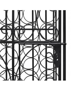 Portabottiglie per 28 Bottiglie di Vino in Metallo