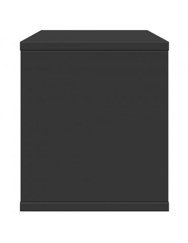 Organizer per la Scrivania Nero 36x26x29,5 cm in Multistrato