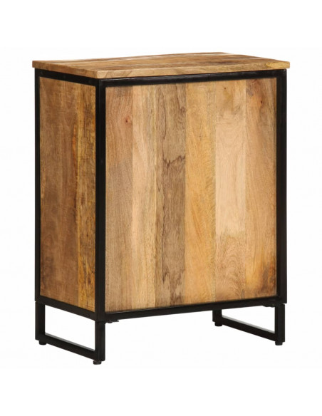 Portabottiglie per 9 Bottiglie 55x33x70 cm Legno Massello Mango