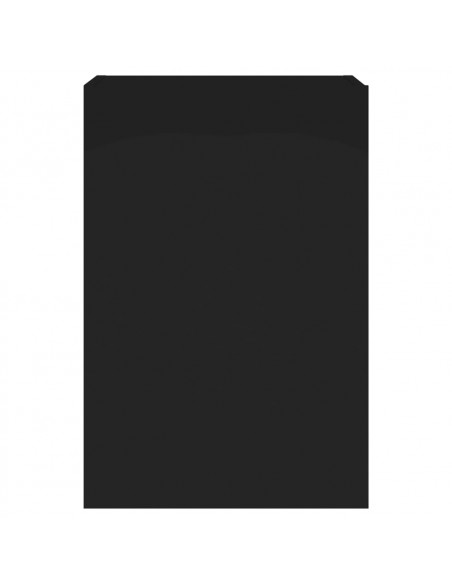 Mobile TV a Parete Nero 40,5x30x60 cm in Legno Multistrato