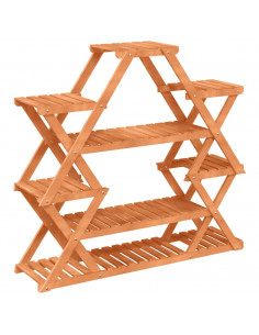 Portafiori 110x25x105 cm in Legno Massello di Abete