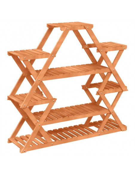 Portafiori 110x25x105 cm in Legno Massello di Abete