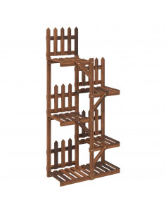 Portafiori 60x25x130 cm in Legno Massello di Abete