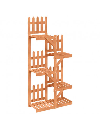 Portafiori 60x25x130 cm in Legno Massello di Abete