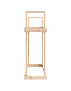 Portalegna 110x35x108,5 cm in Legno Massello di Pino