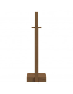 Portalegna Miele 33,5x30x110 cm in Legno Massello di Pino