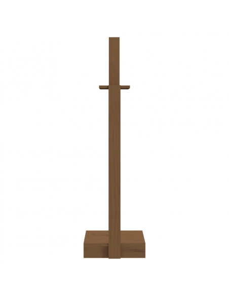 Portalegna Miele 33,5x30x110 cm in Legno Massello di Pino