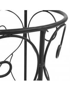 Portaombrelli Stile Vintage Metallo 26x46 cm Nero