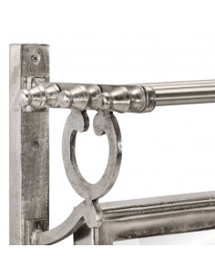 Portapacchi con Appendiabiti a Parete in Alluminio