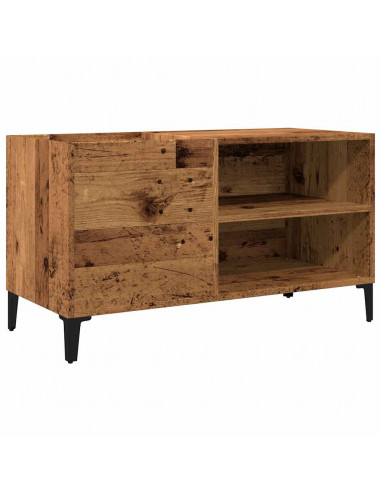 Mobile Porta Dischi Legno Antico 84,5x38x48cm Legno Multistrato