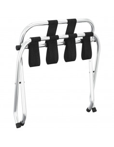 Portapacchi con Schienale Argento 56x39x52 cm