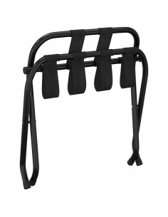 Portapacchi con Schienale Nero 56x39x52 cm