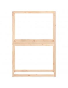 Portapneumatici 120x40x180 cm in Legno Massello di Pino