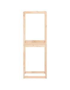 Portapneumatici 63x40x180 cm in Legno Massello di Pino