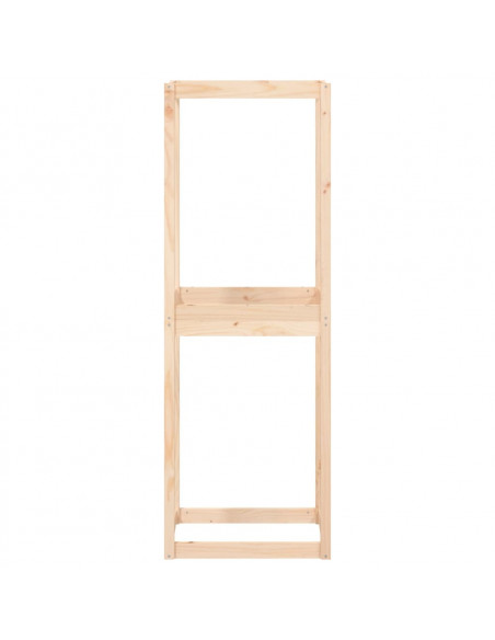 Portapneumatici 63x40x180 cm in Legno Massello di Pino