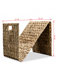 Portariviste 31x31x31 cm in Giacinto d'Acqua