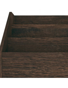 Portariviste Bambini Rovere Fumo 71x30x78,5cm Legno Multistrato