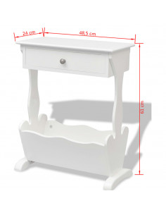 Portariviste Melrose Bianco