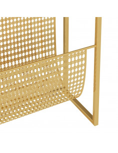 Portariviste Oro 35x15x45 cm in Acciaio