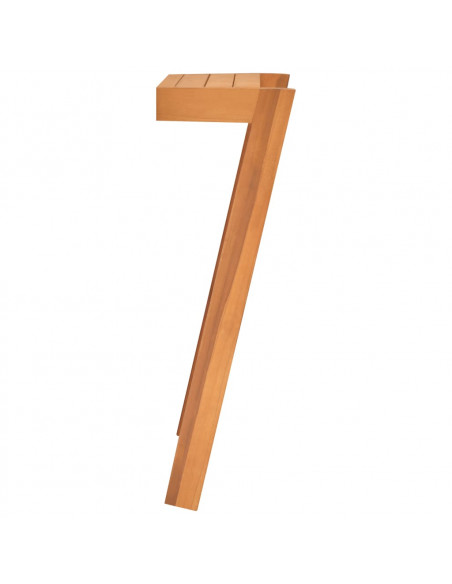 Portasciugamani 2 pz Legno Massello di Teak