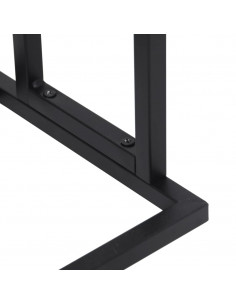 Portasciugamani Autoportante Nero 48x24x78,5 cm in Ferro