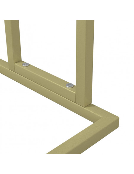 Portasciugamani da Pavimento Oro 48x24x78,5 cm in Ferro