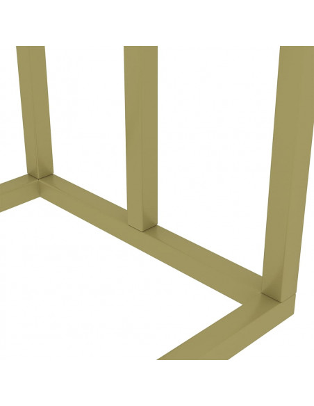 Portasciugamani da Pavimento Oro 48x24x79cm in Ferro