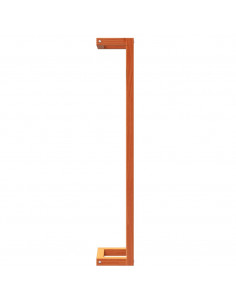 Portasciugamani Marrone Cera 23x18x110cm Legno Massello di Pino