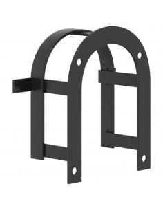 Portasella da Parete Nero in Ferro