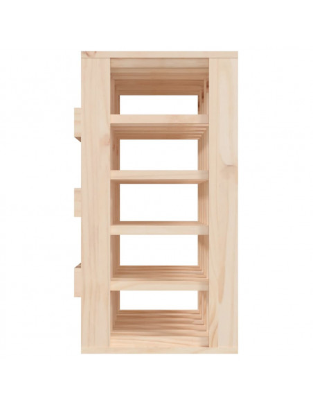 Portavini 58,5x33x60,5 cm in Legno Massello di Pino