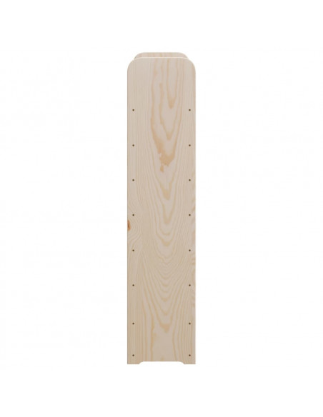 Portavini con Pannello Superiore 72,5x25x111,5 cm Massello Pino