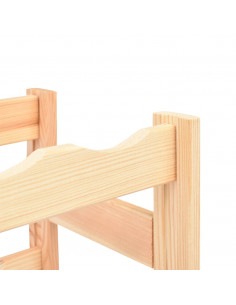 Portavini da 12 Bottiglie in Legno di Pino