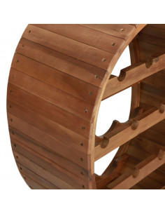 Portavini da 13 Bottiglie in Legno Massello d'Acacia